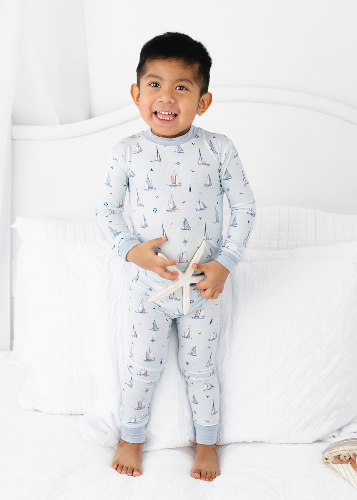 Sailboats Pajama Set