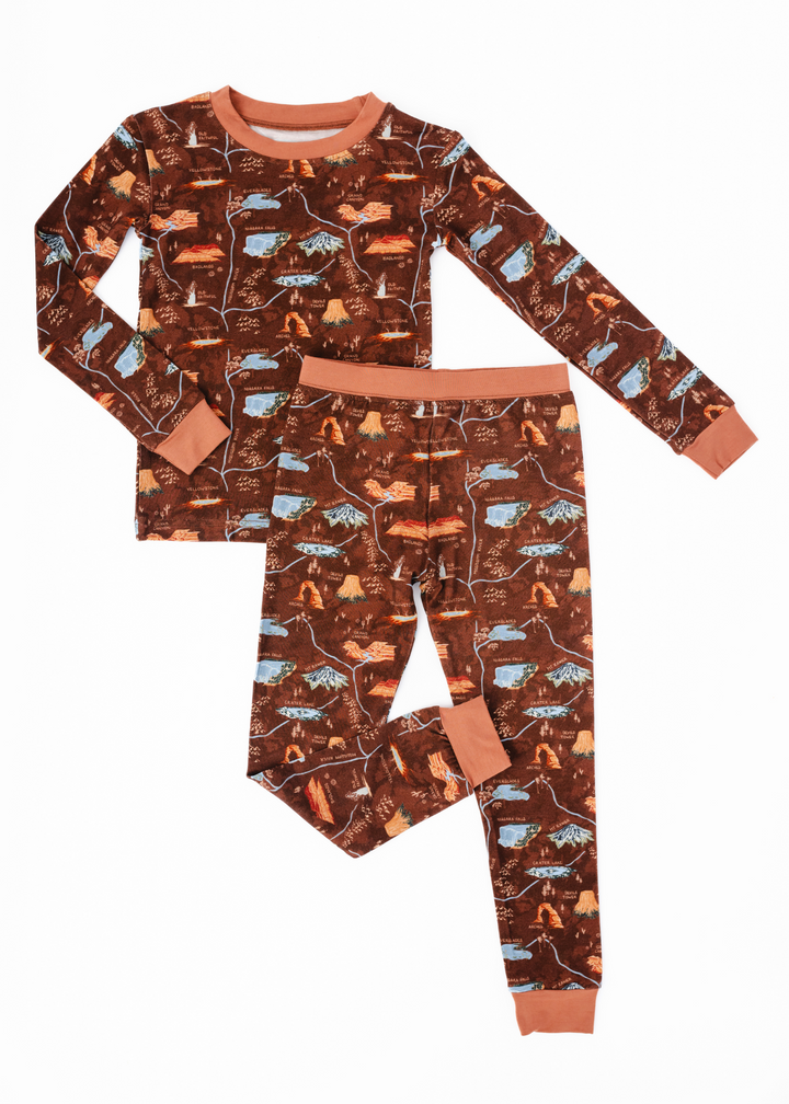 Roadtrip Bamboo Pajama Set