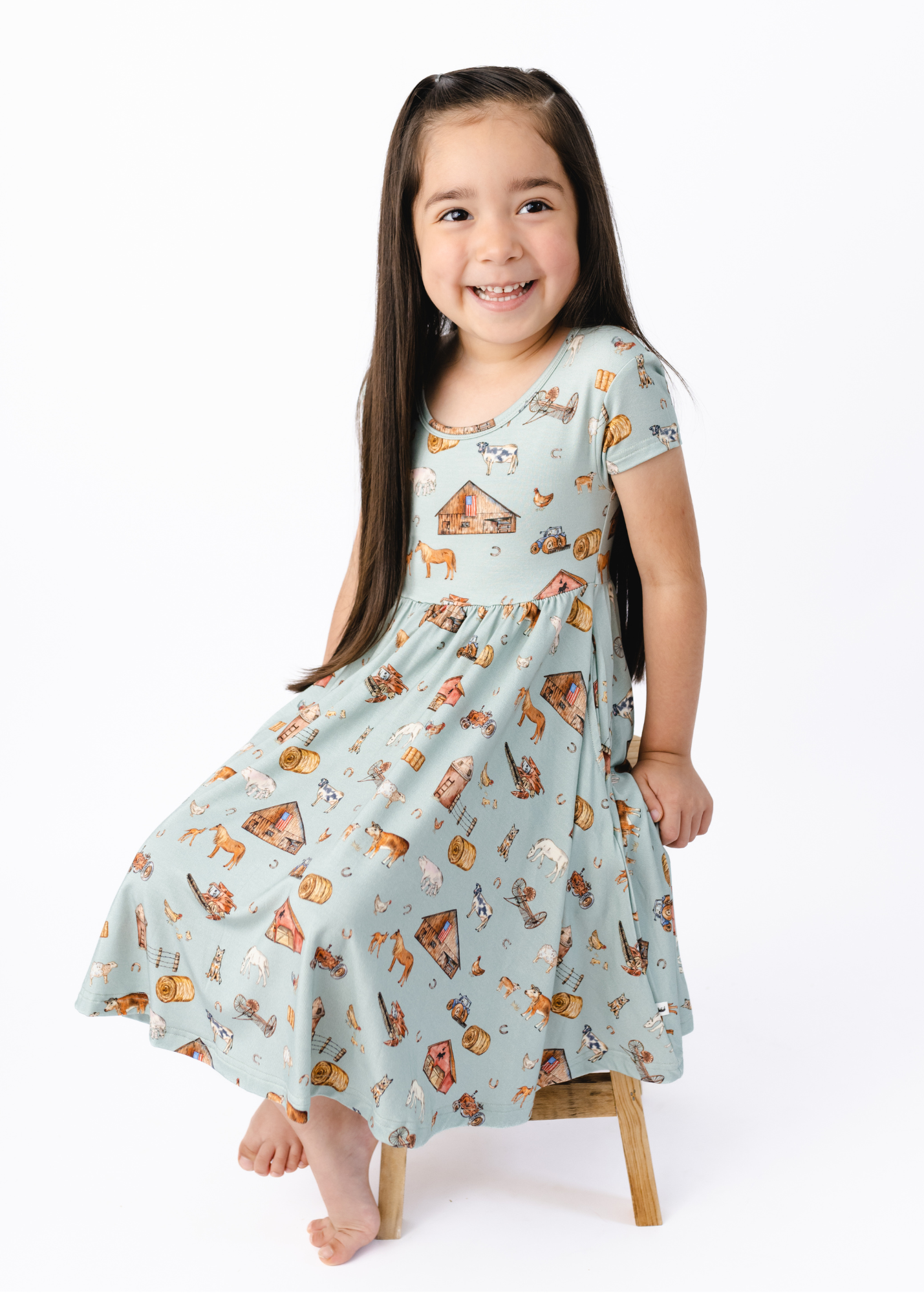 Twirl Dress in The Farm