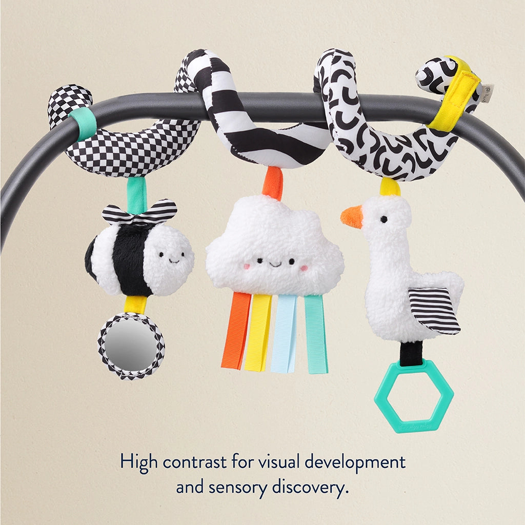 Spiral High Contrast Car Toy- Itzy Ritzy