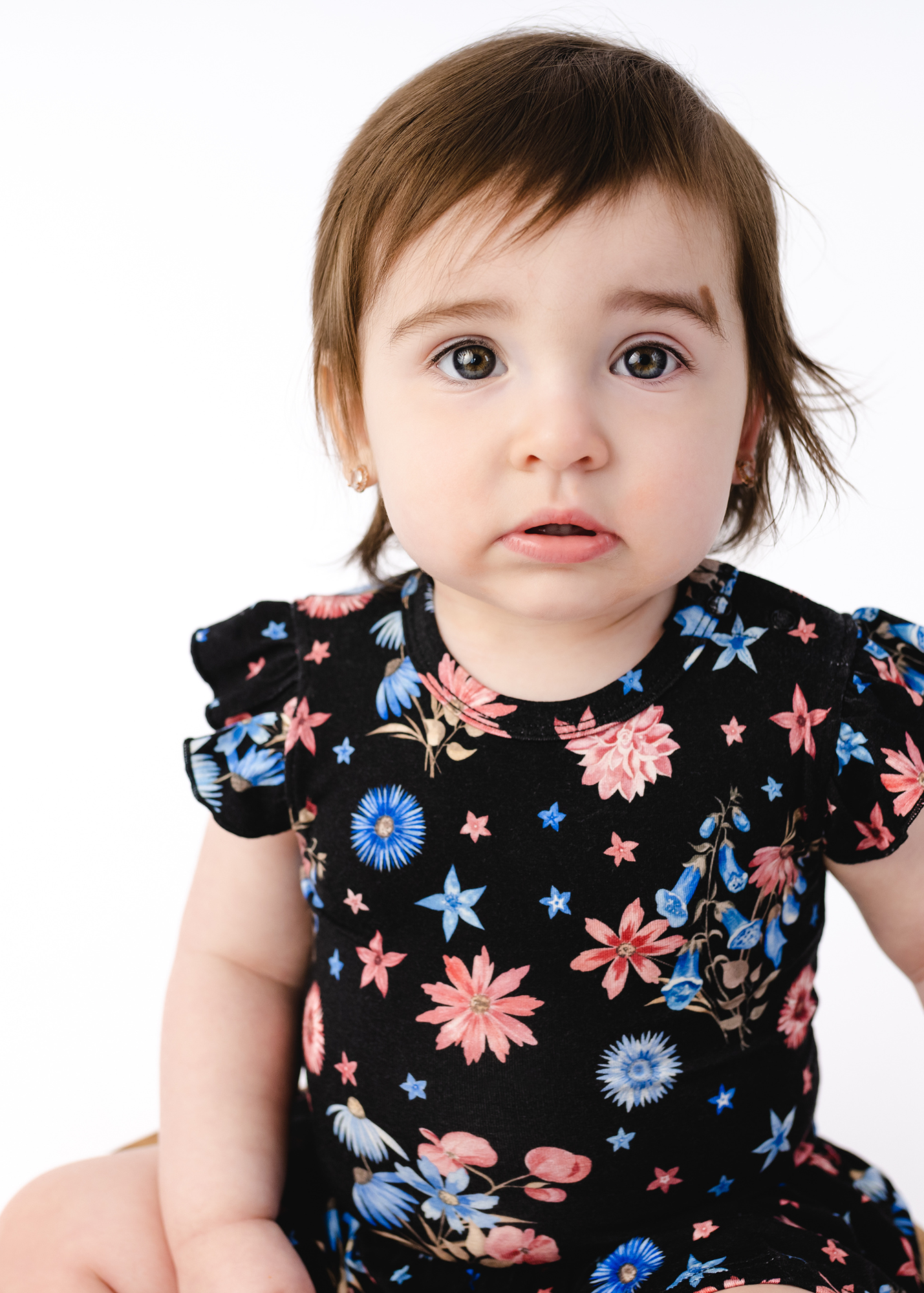 Firework Flowers Baby Flutter Dress