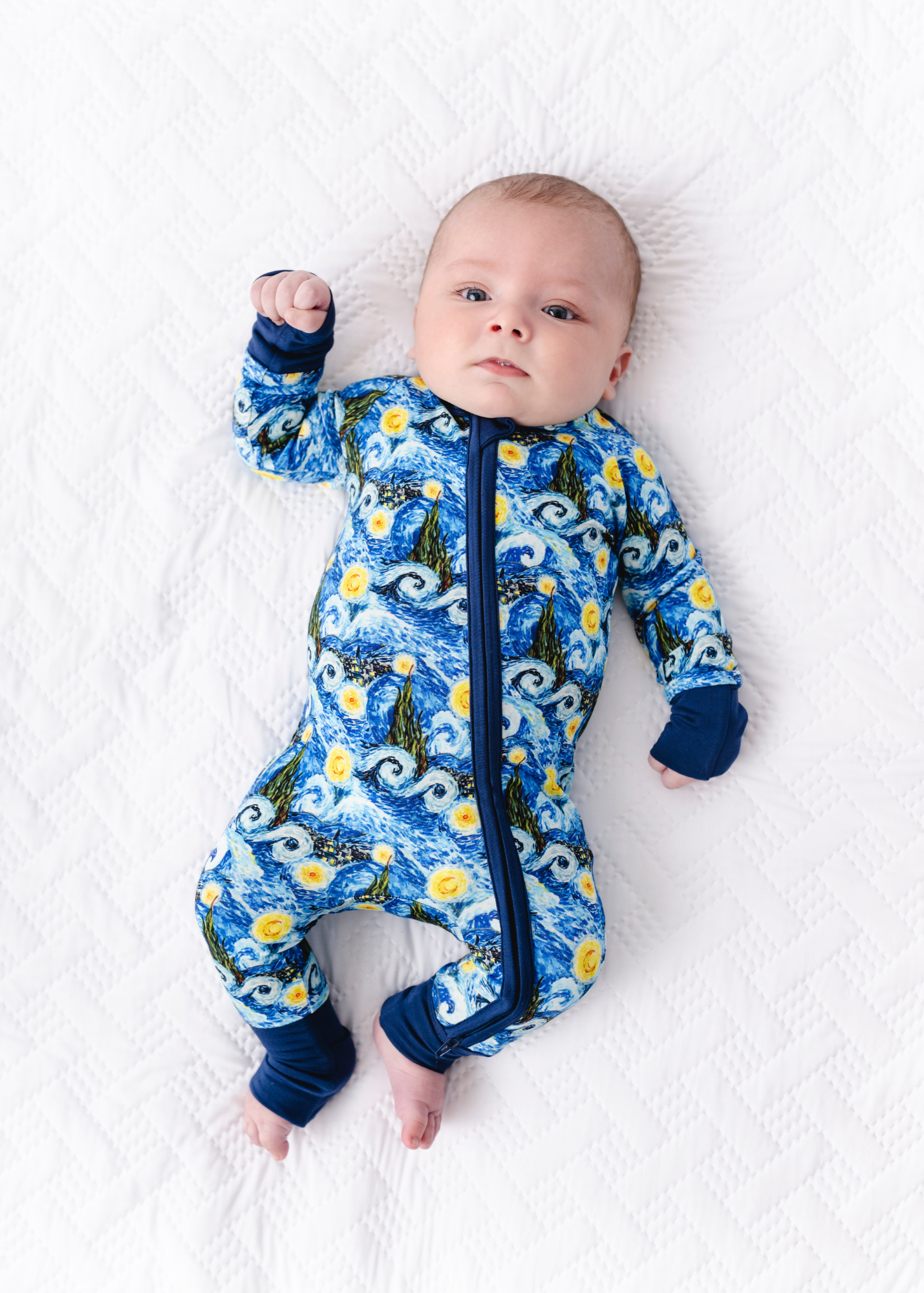 Starry Night Bamboo Sleeper – Little Crowns & Capes
