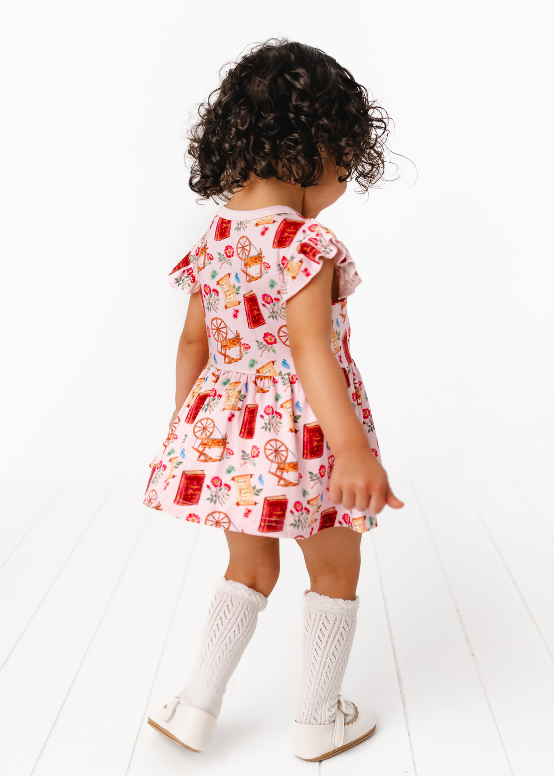 Sleeping Beauty Bamboo Baby Flutter Dress
