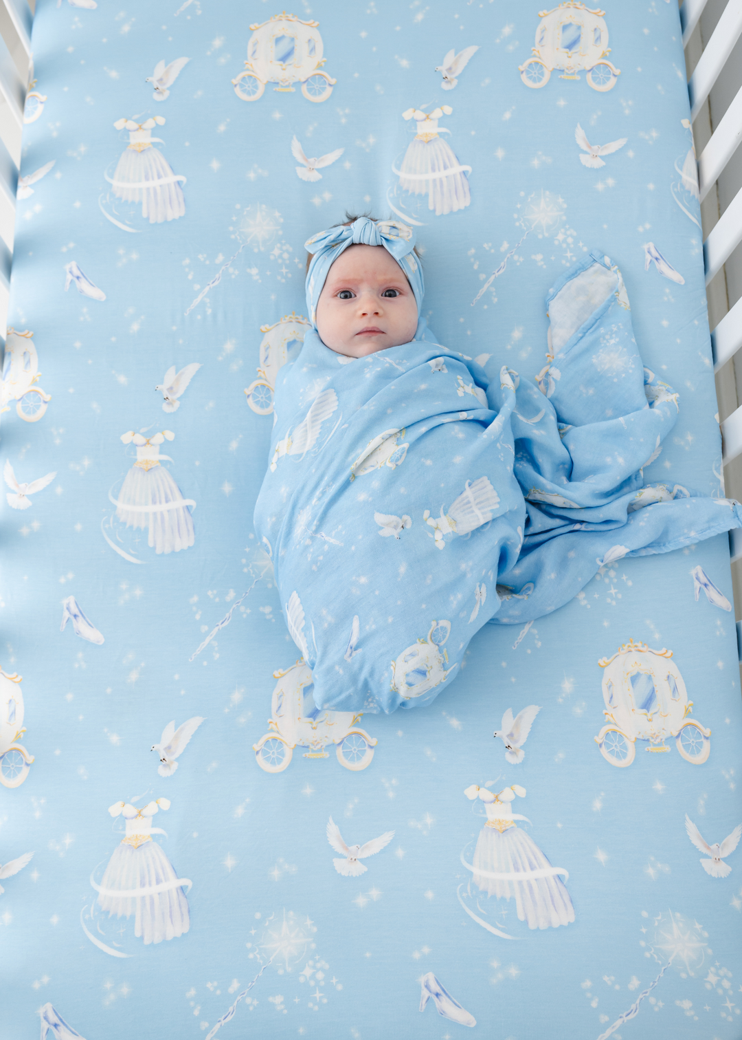 Cinderella Bamboo Crib Sheet