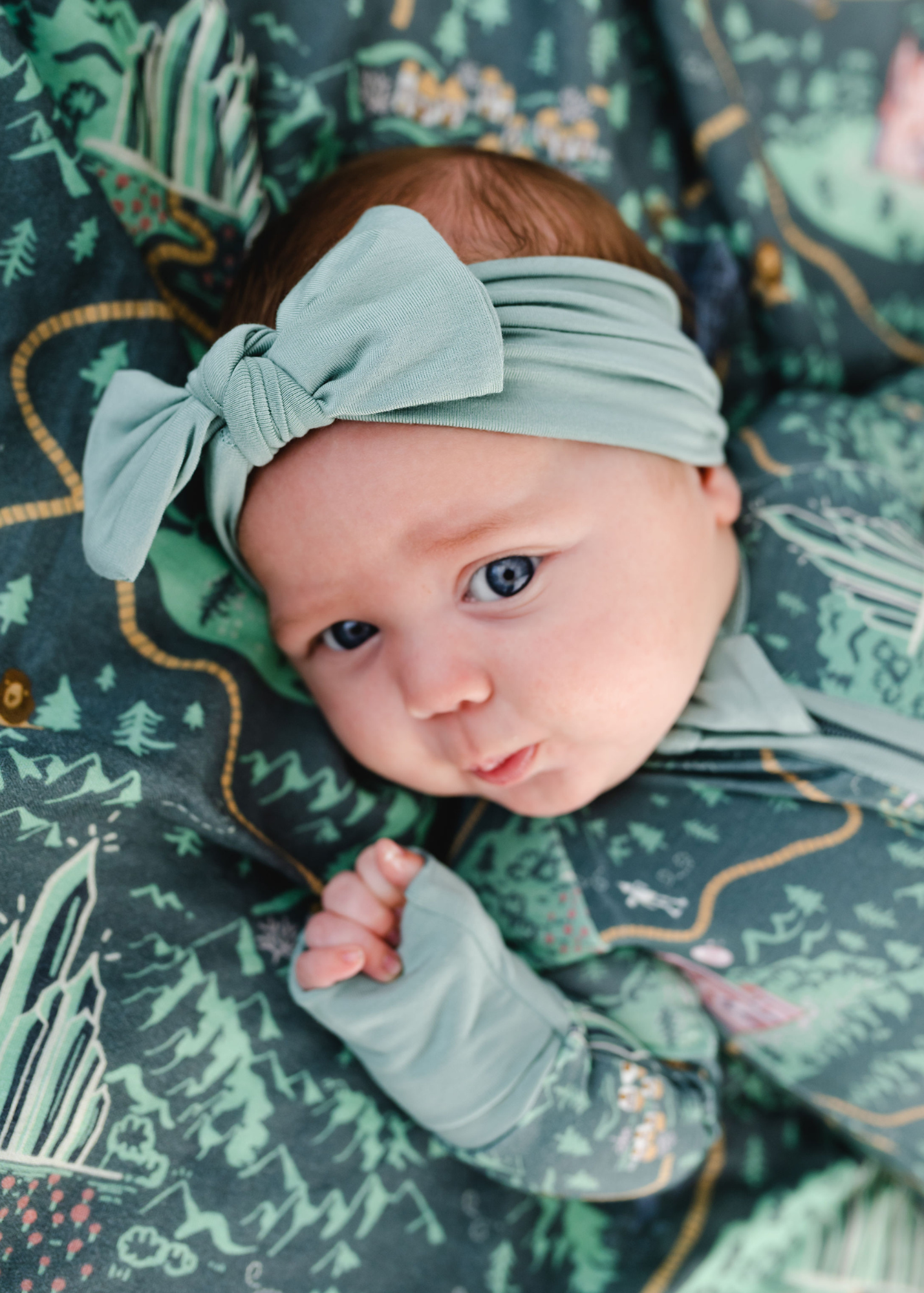 Emerald City Solid Color Hair Bow
