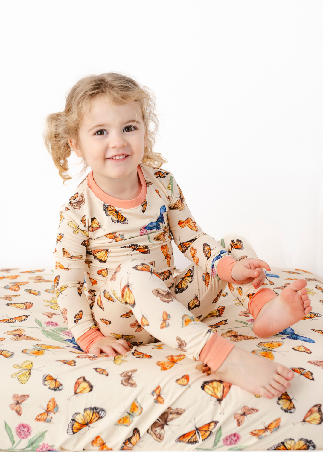 Kensington's Butterflies Bamboo Pajama Set