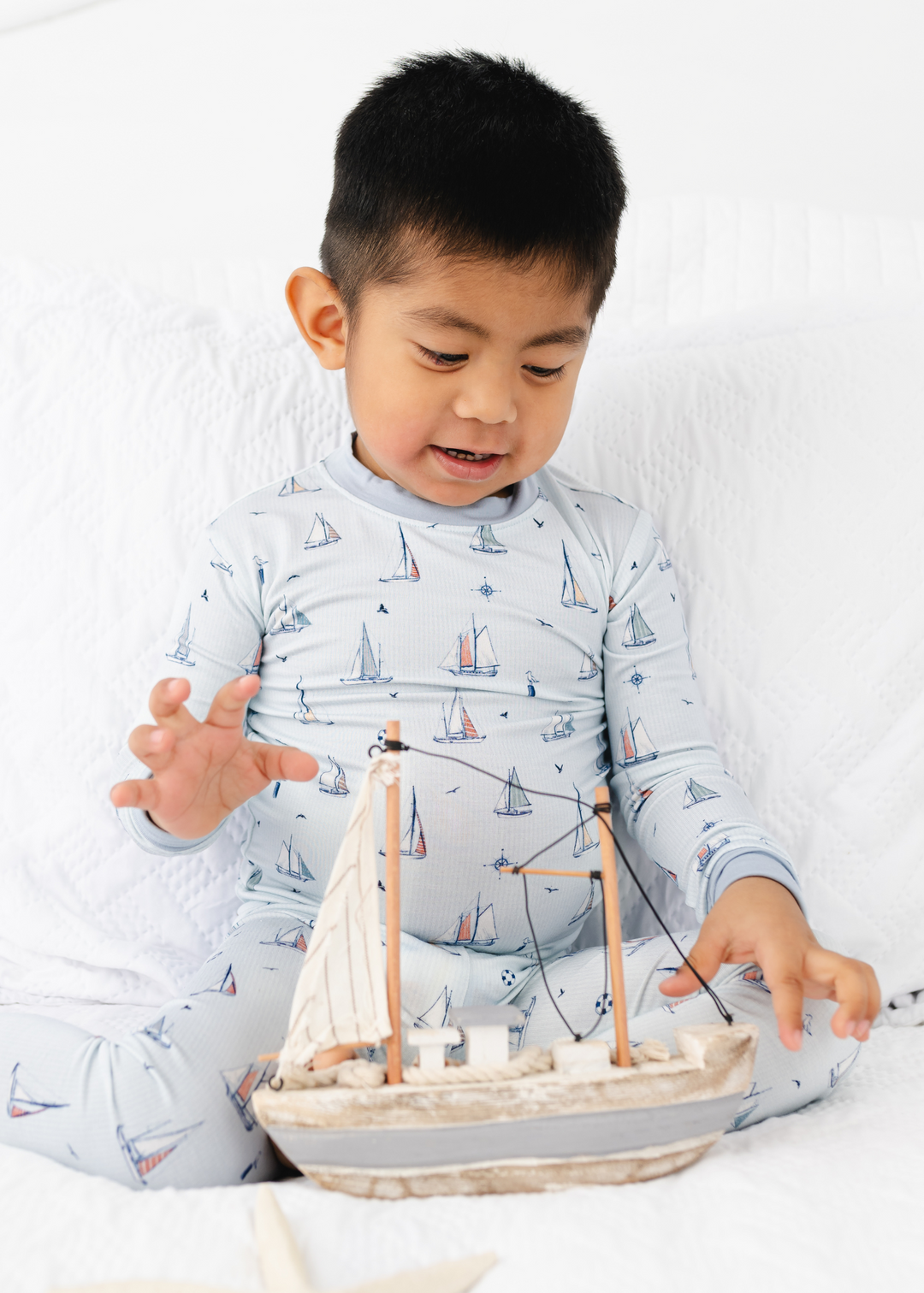 Sailboats Pajama Set