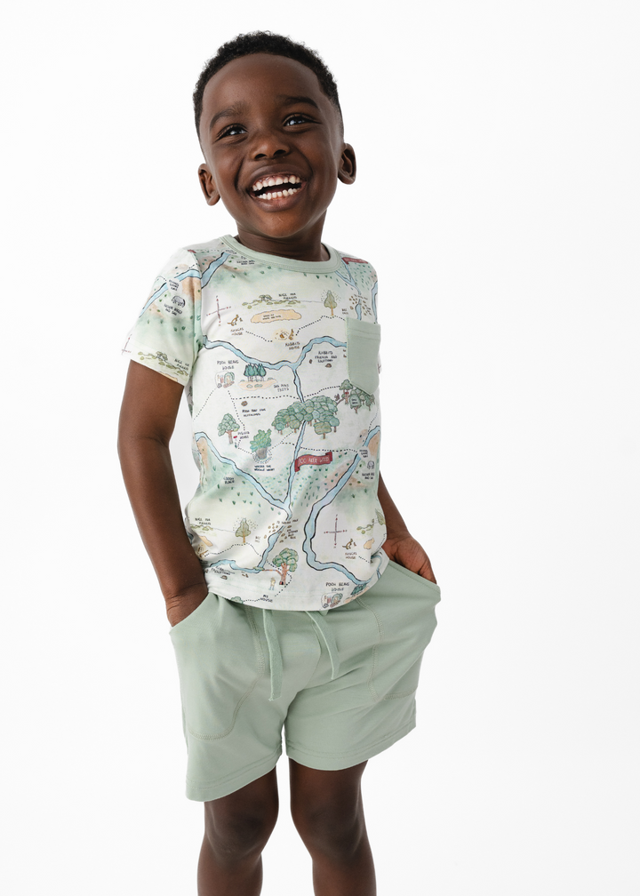 Hundred Acre Woods Pocket Tee & Short Sets