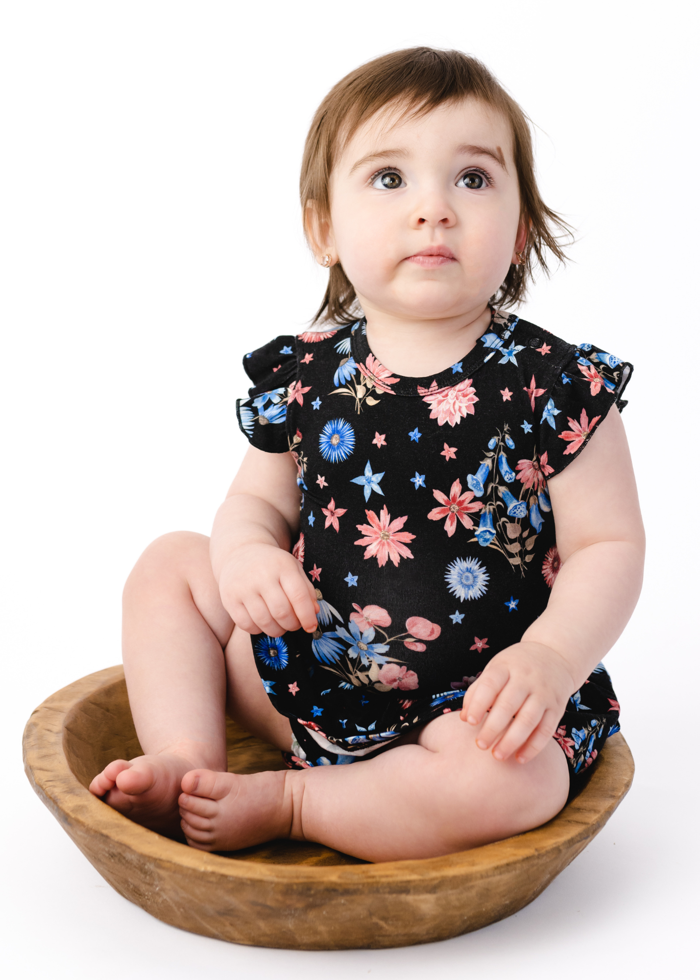 Firework Flowers Baby Flutter Dress