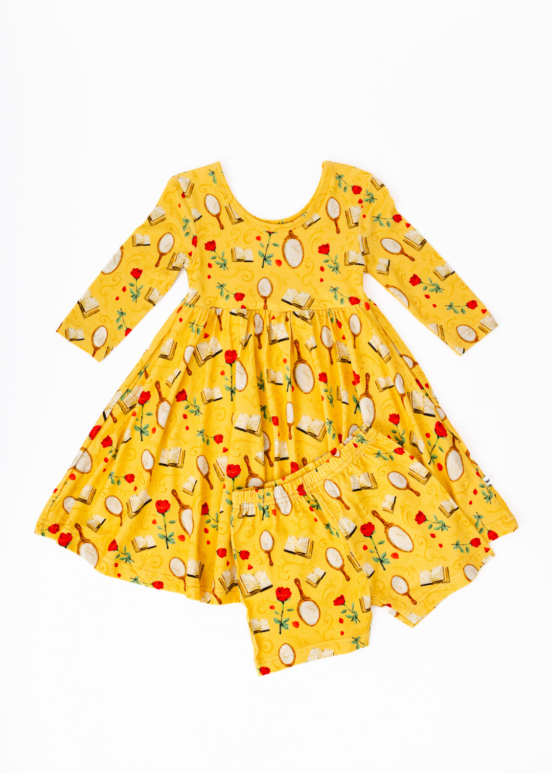 Beauty Long Sleeve Twirl Dress