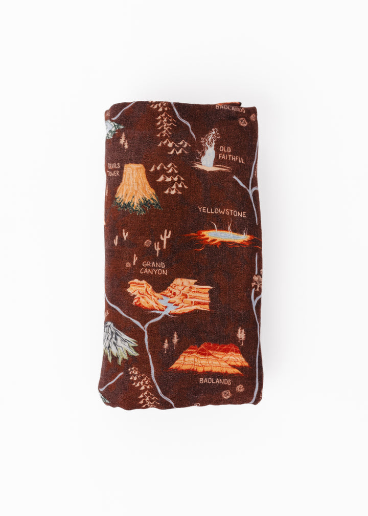 Roadtrip Swaddle Blanket