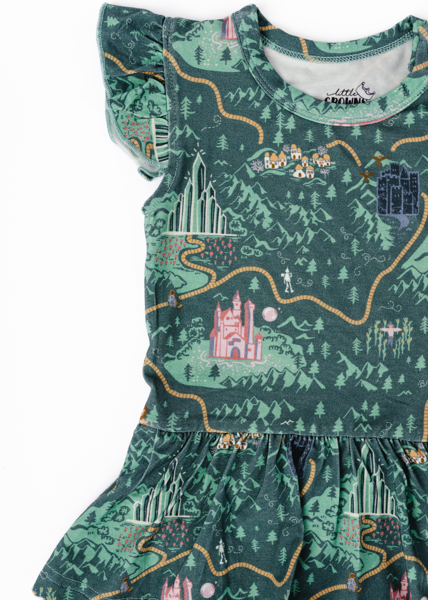 Emerald City Baby Flutter Dress