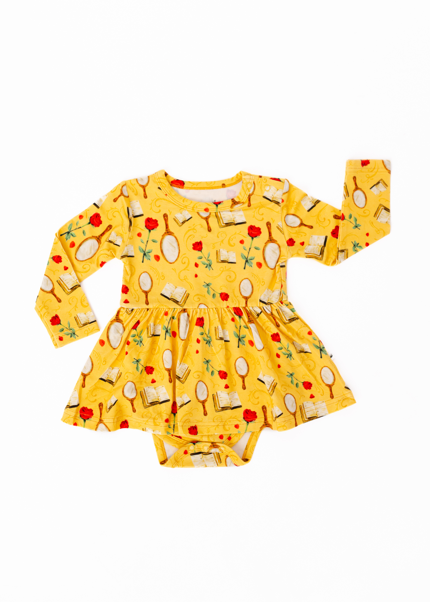 Beauty Long Sleeve Baby Dress Little Crowns & Capes Beauty Long Sleeve Baby Dress Little Crowns & Capes