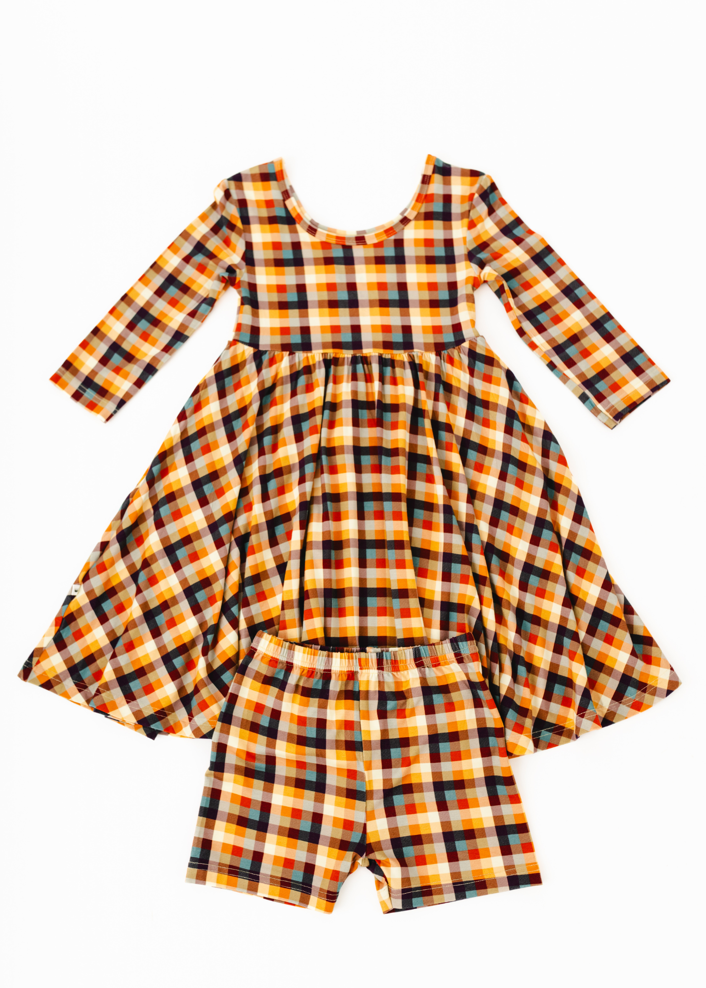 Shades of Fall Twirl Dress