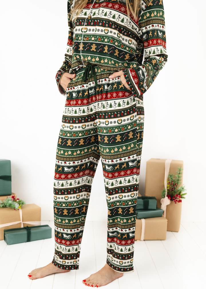 Classic Christmas Bamboo Luxurious Pajama Lounge Set *PREORDER*