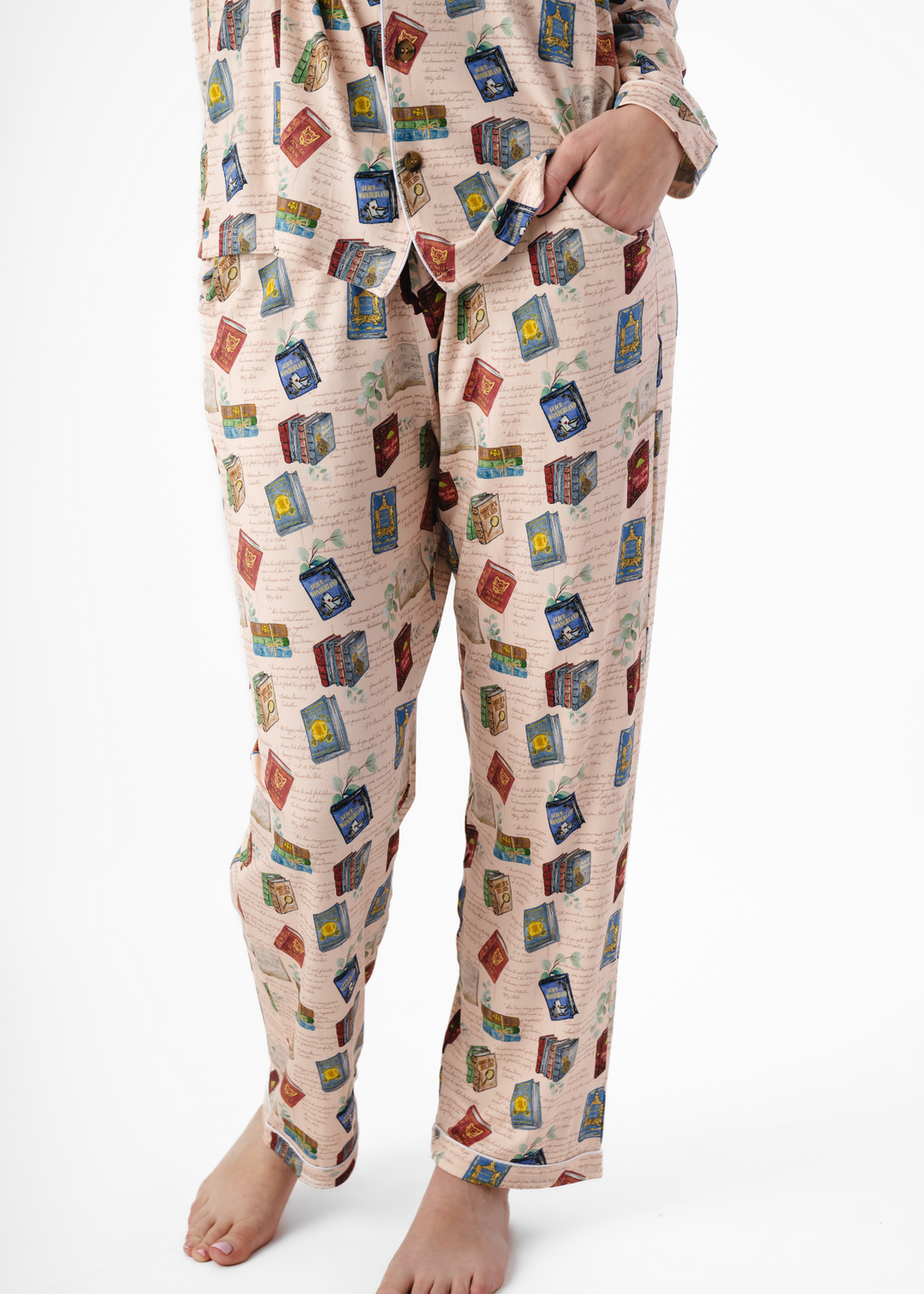 Classic Books Adult Bamboo Formal Pajama Lounge Set