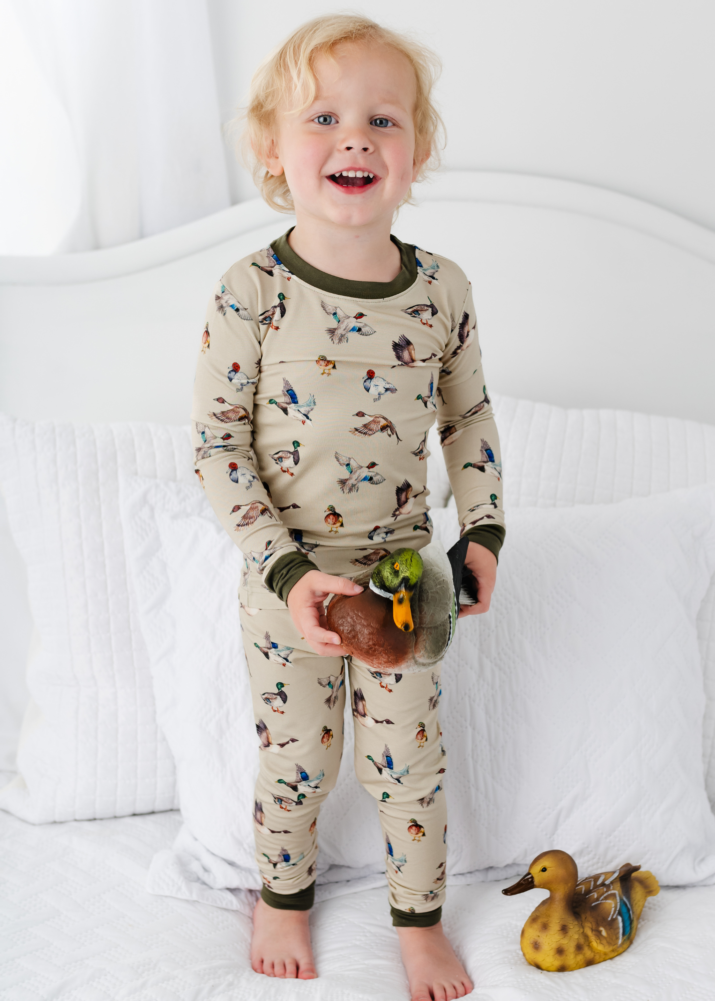 Duck Duck Goose Bamboo Pajama Set – Little Crowns & Capes