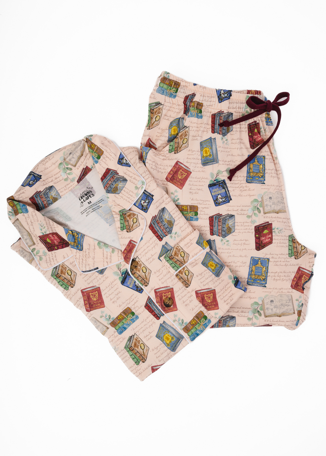 Classic Books Adult Bamboo Formal Pajama Lounge Set