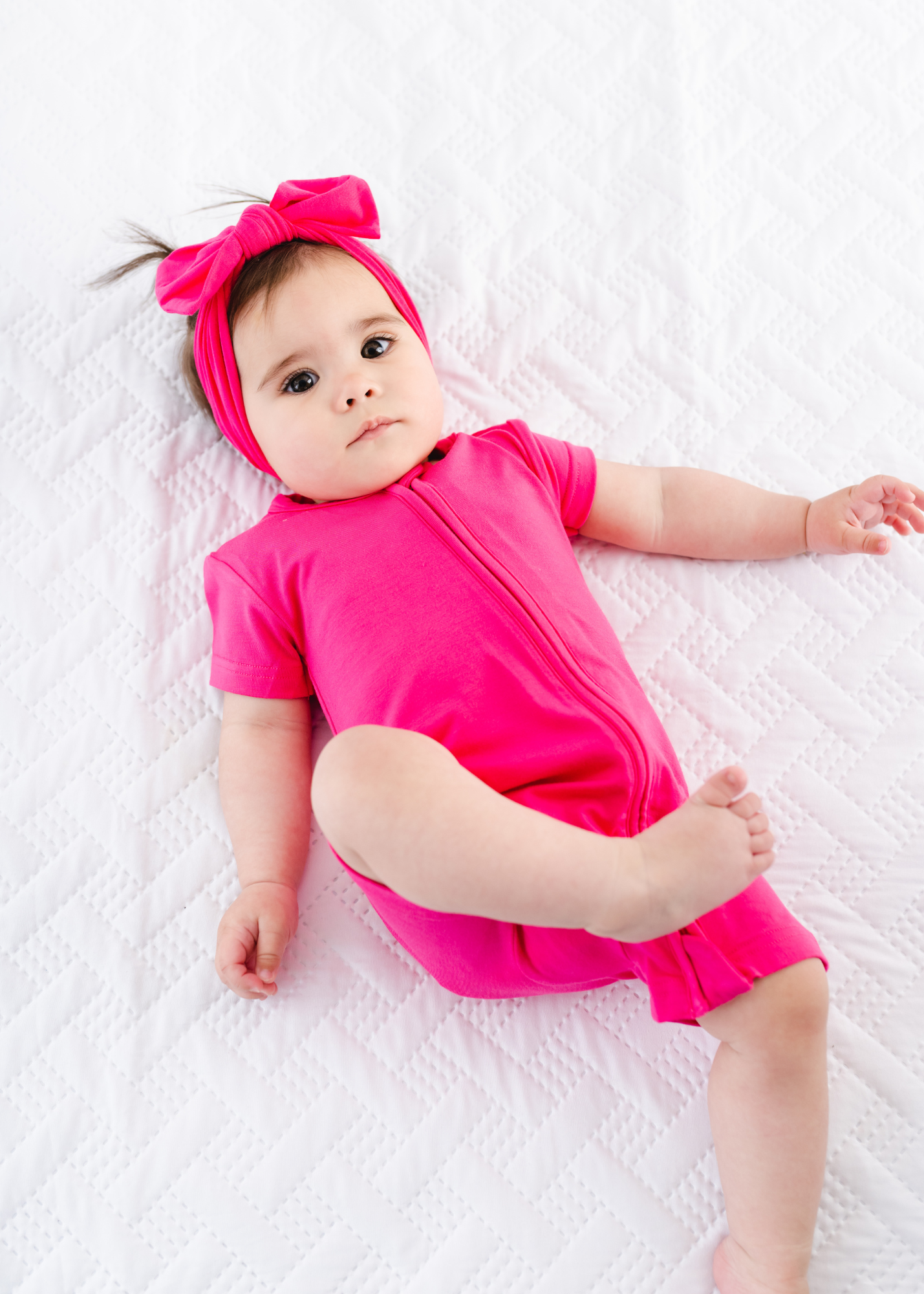 Perfectly Pink Shortie Romper