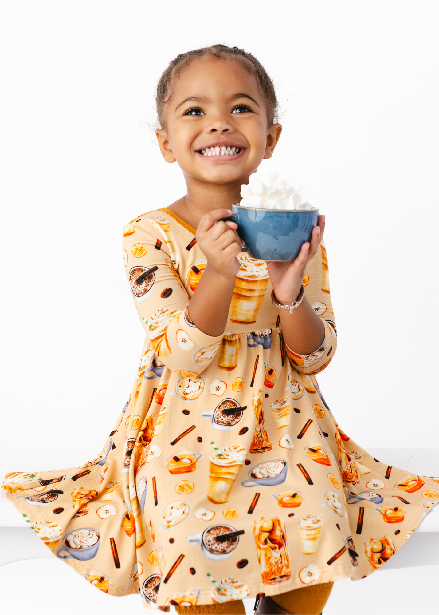 Cozy Cups Twirl Dress