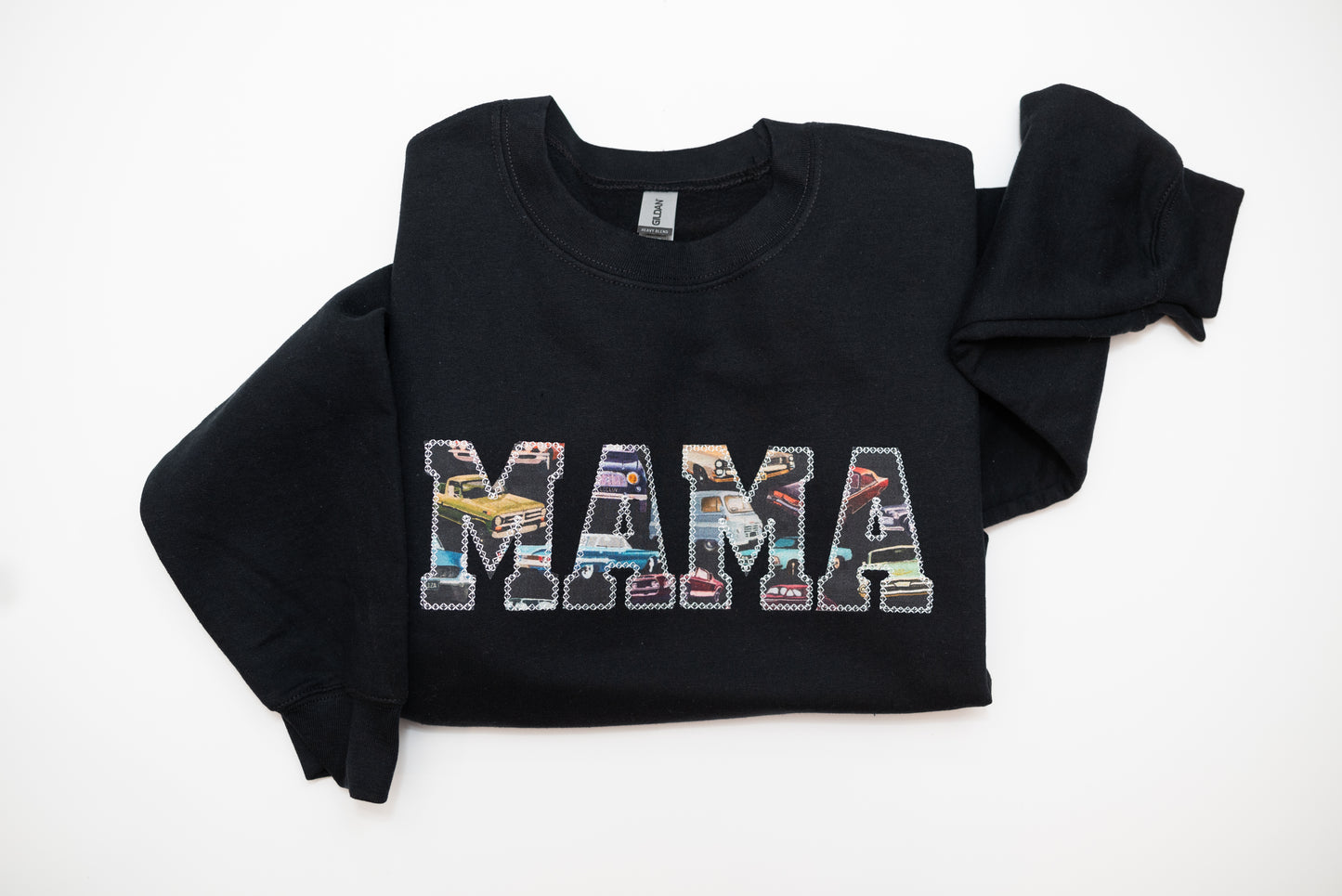 MAMA Crewneck Sweatshirts - Vintage Cars