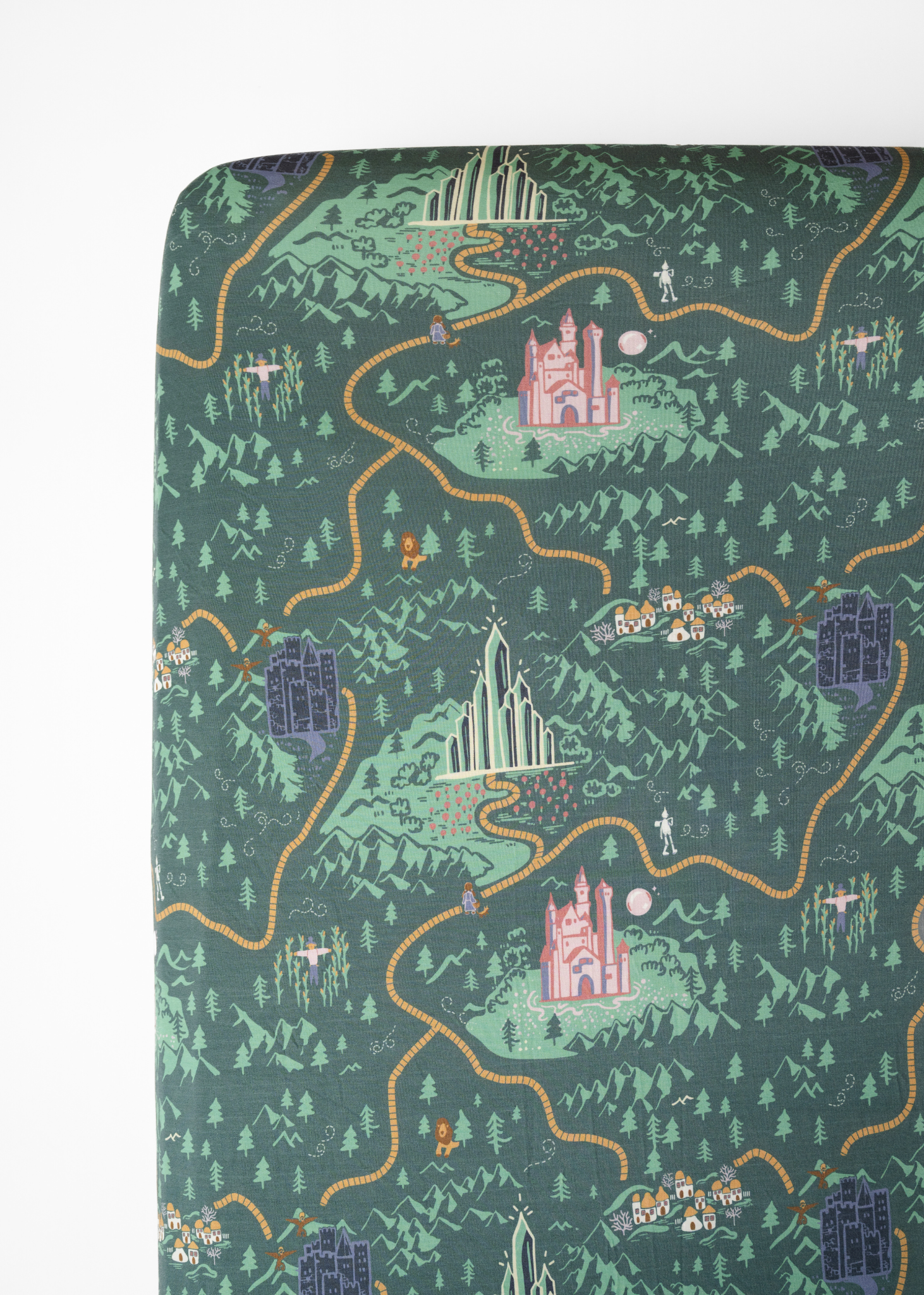 Emerald City Bamboo Crib Sheet – Little Crowns & Capes