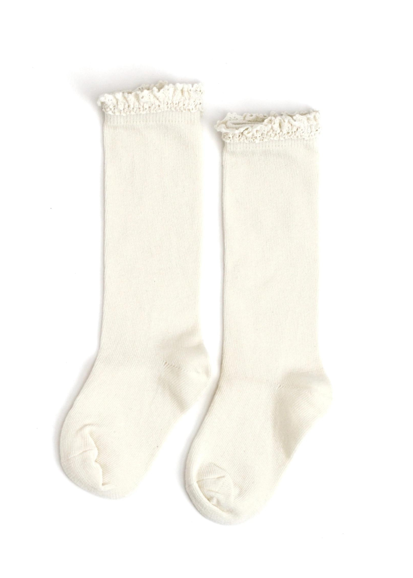 Ivory Lace Knee High Socks – Little Crowns & Capes