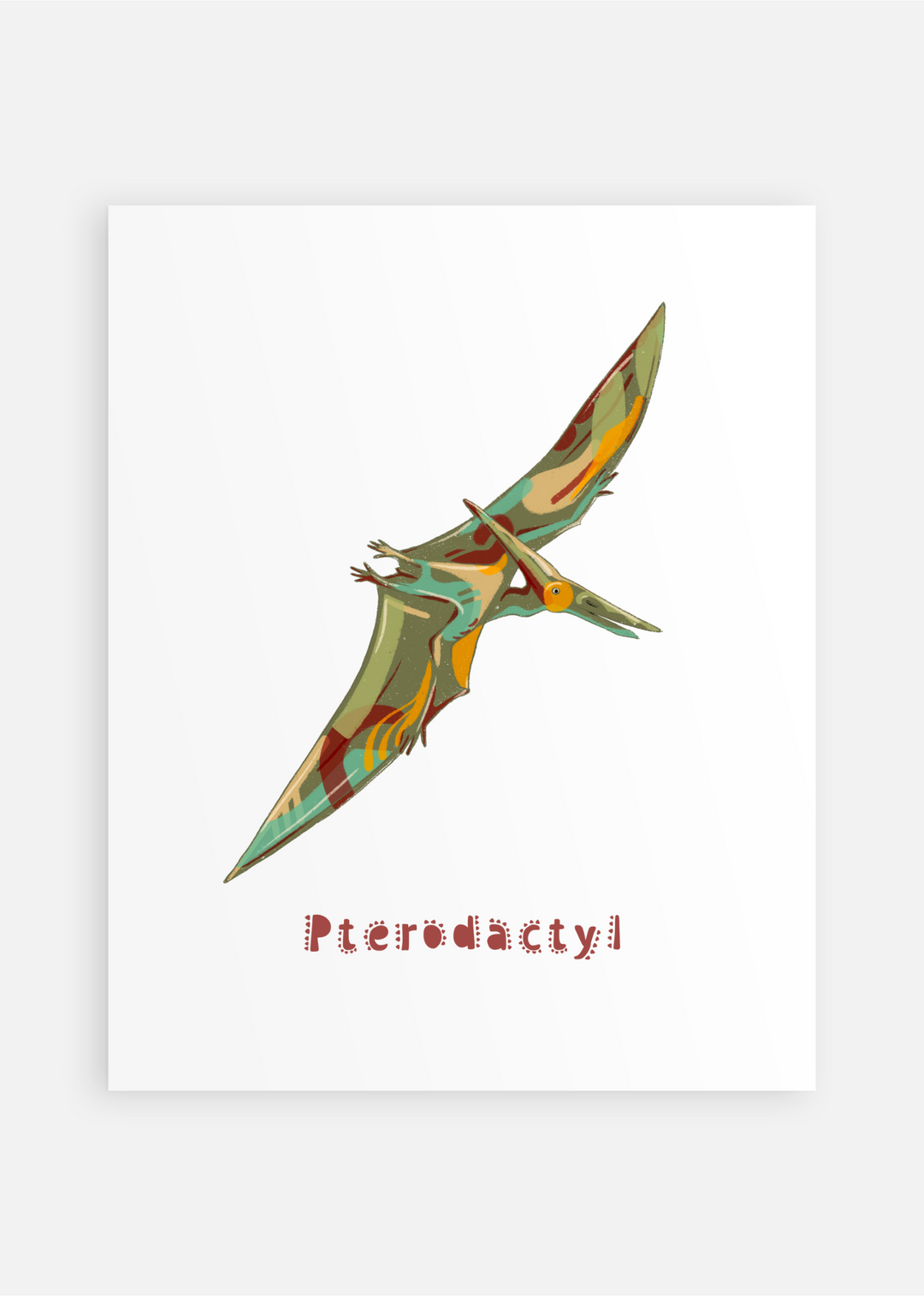 Dinosaur Nursery Art Prints Set of 6