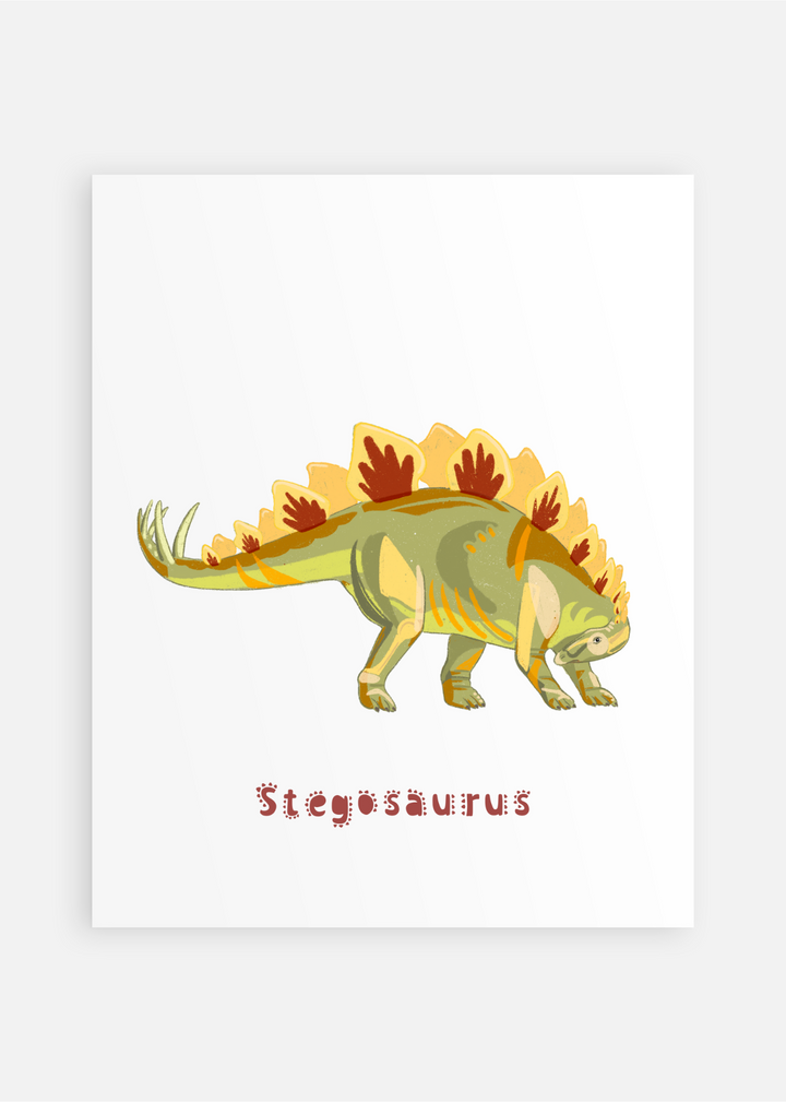 Dinosaur Nursery Art Prints Set of 6