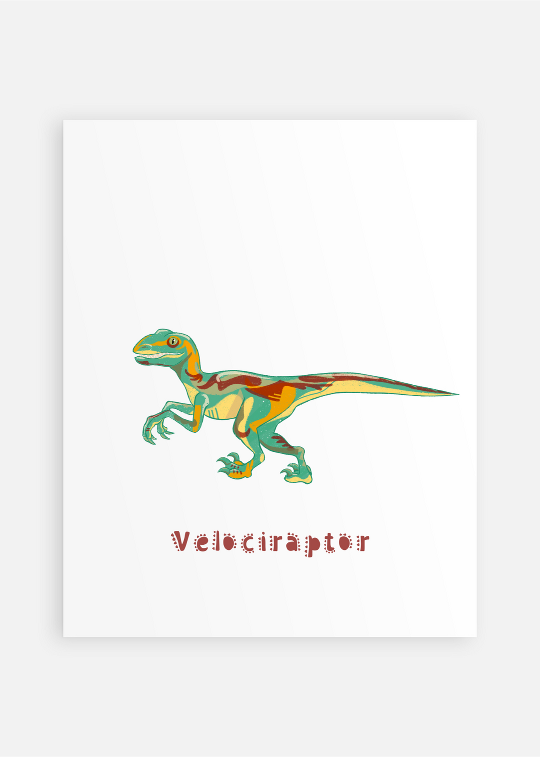 Dinosaur Nursery Art Prints Set of 6