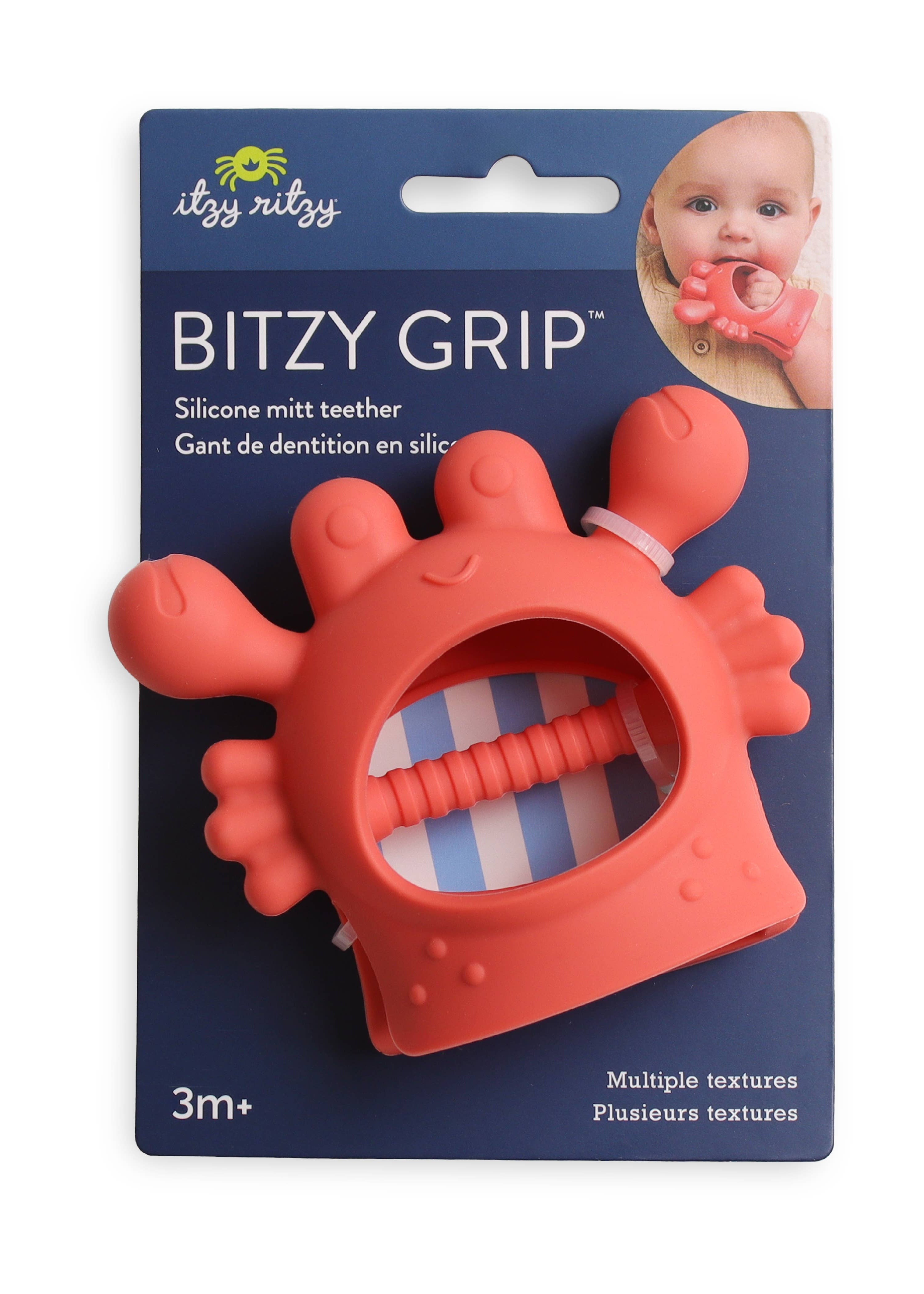 Crab Bitzy Grip™ Teething Toy – Little Crowns & Capes