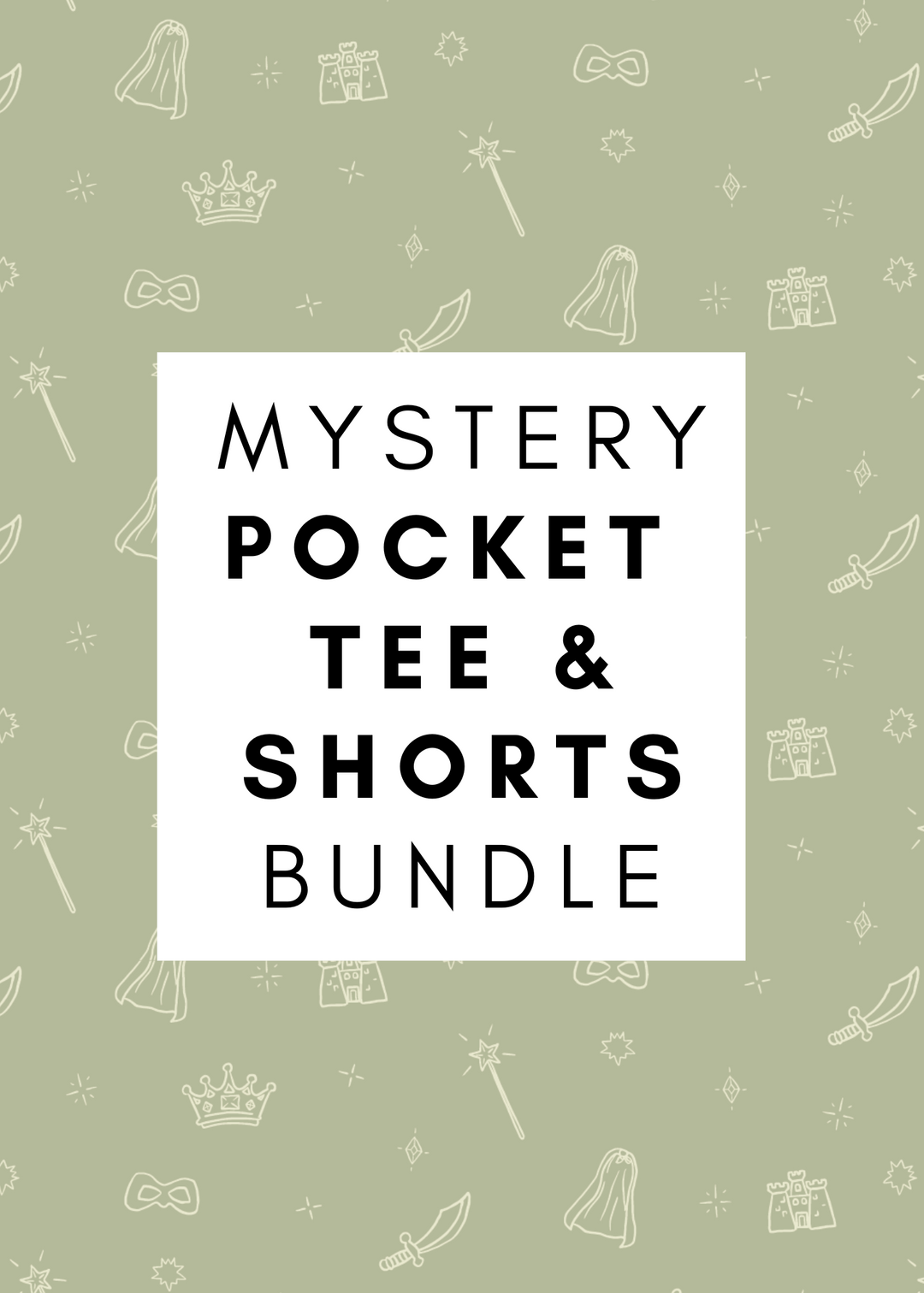 MYSTERY BUNDLE POCKET TEE & SHORT SETS - SET OF 3