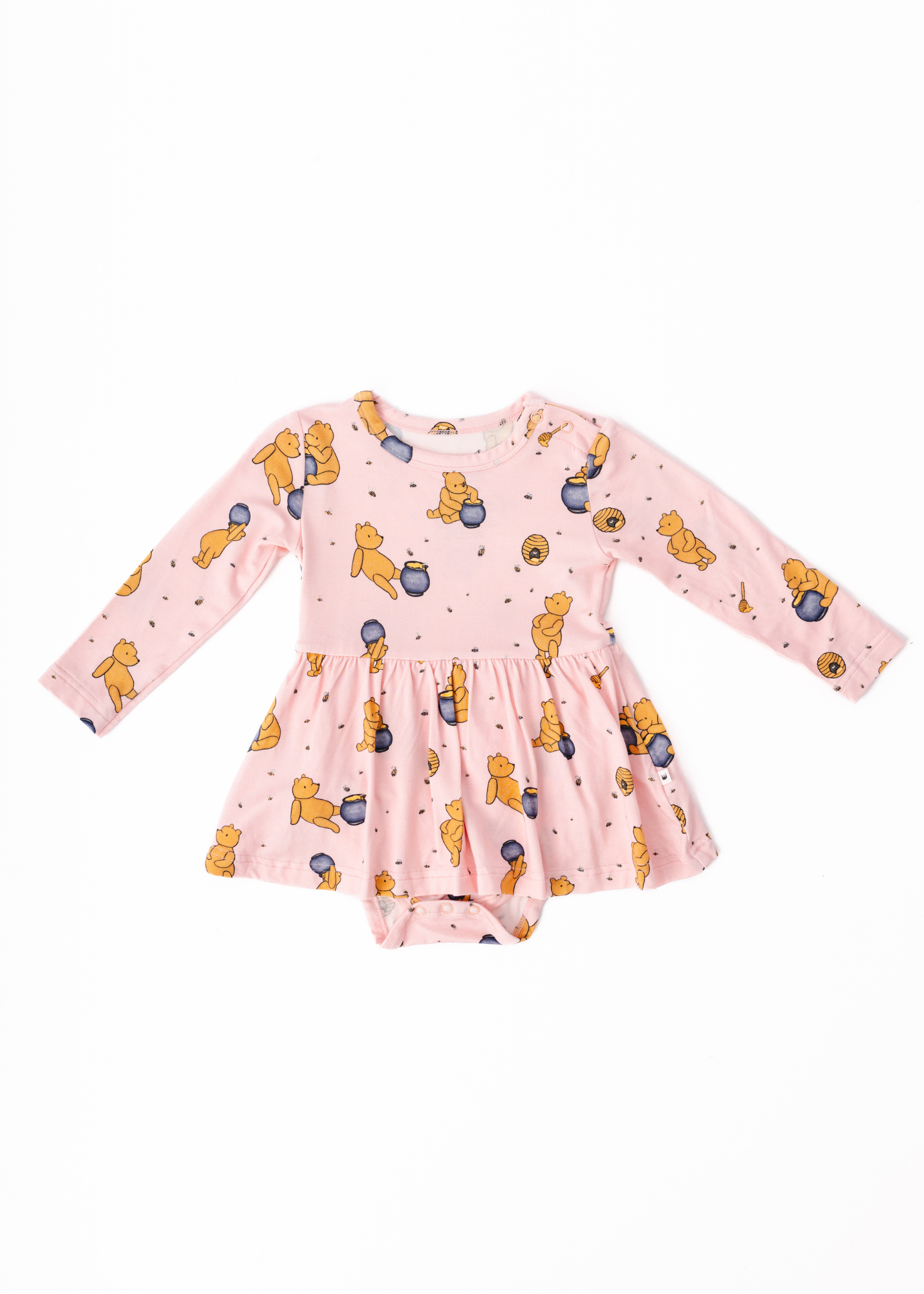 Hunny Pot Pink Long Sleeve Baby Dress