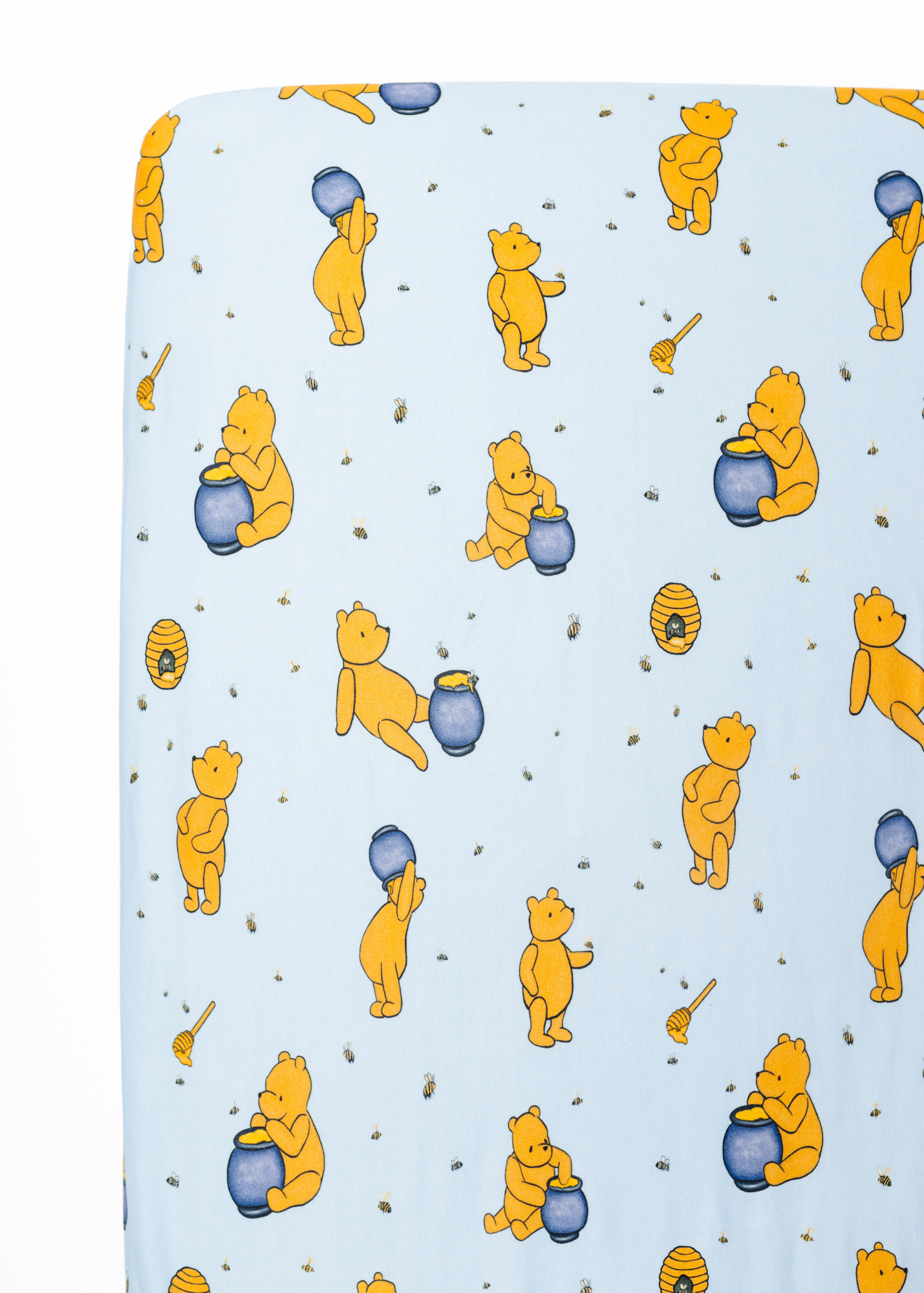 HUNNY POT BLUE CRIB SHEET