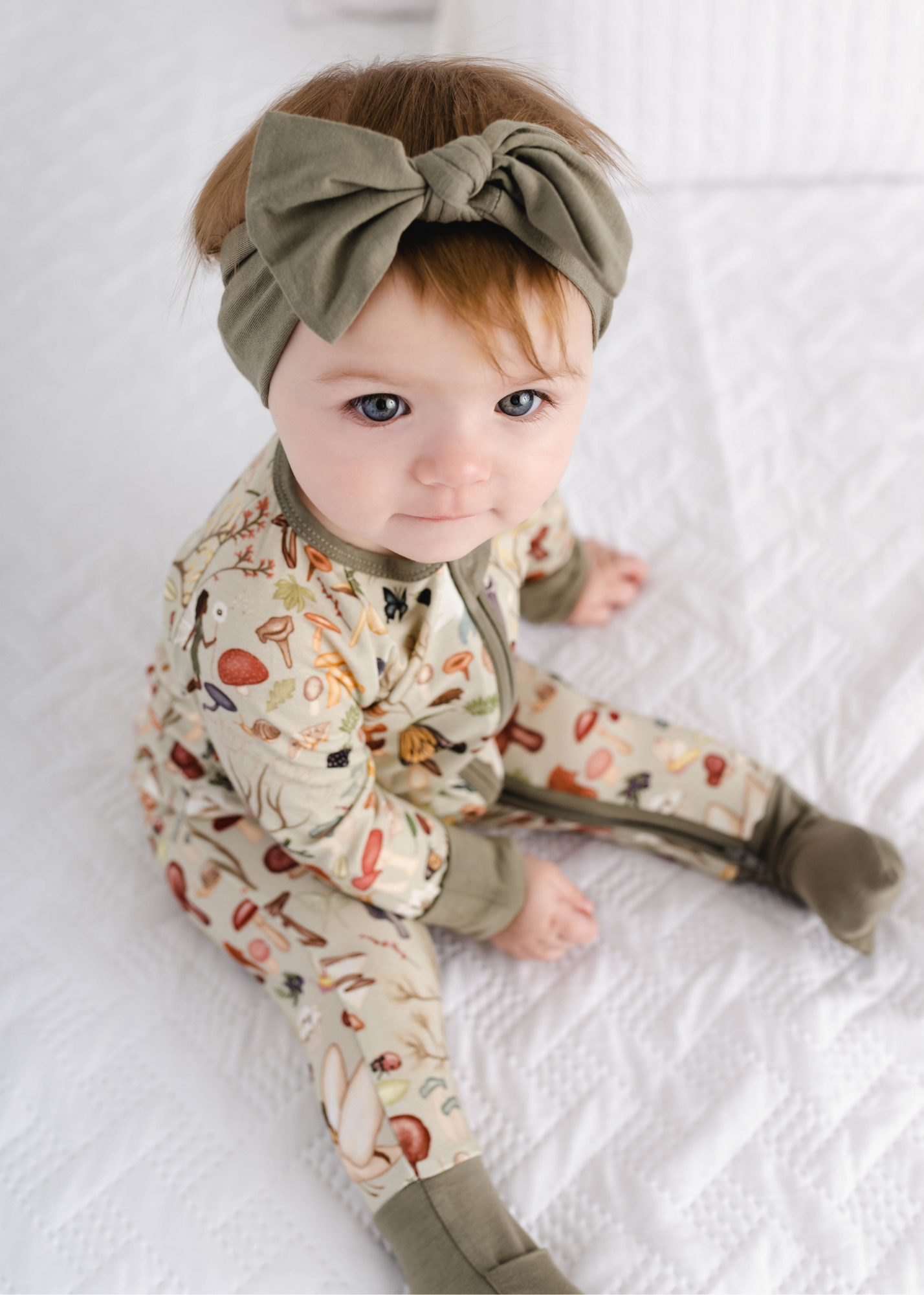 Sage Hair Bow