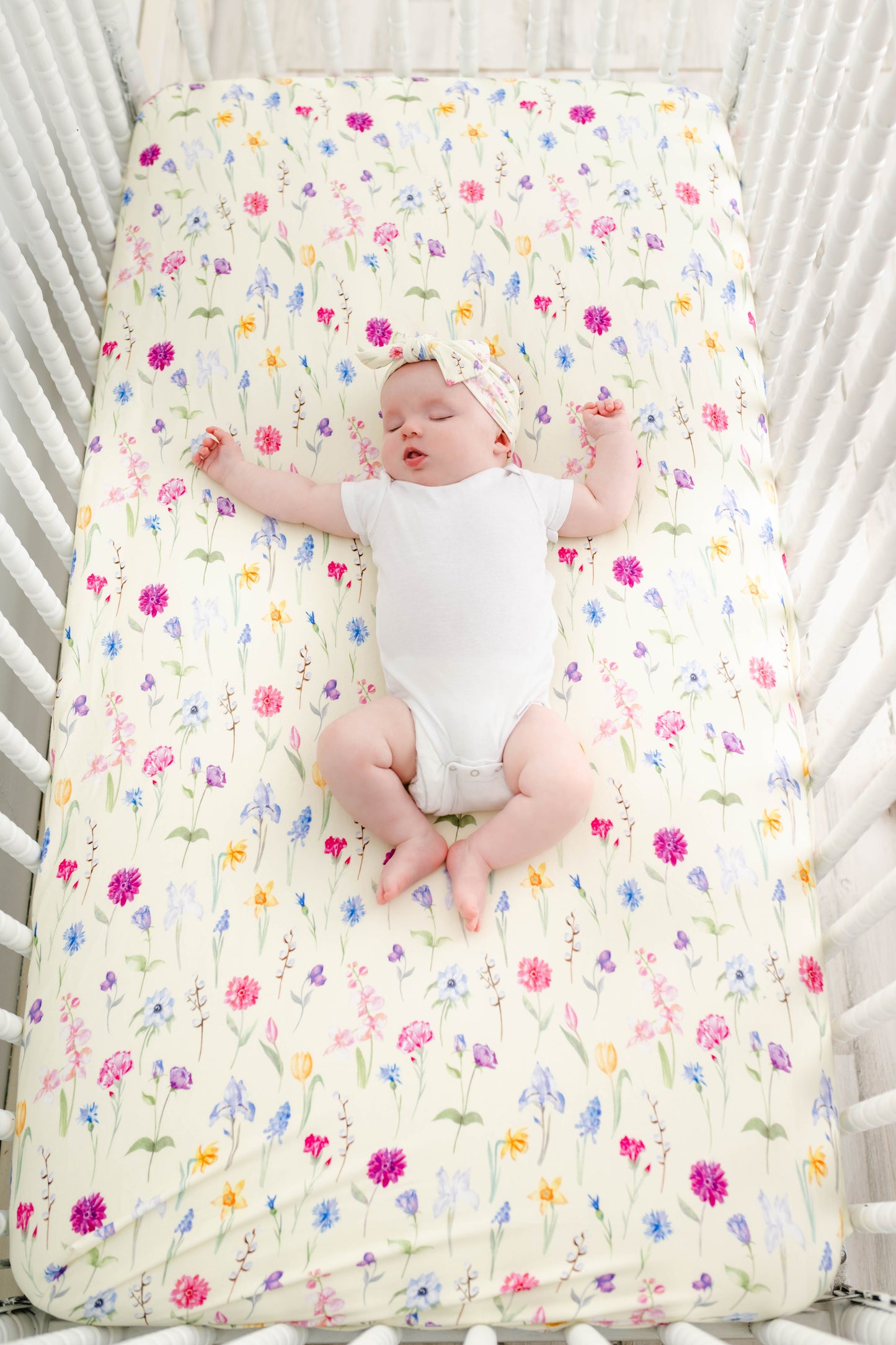 Beautiful Blooms Crib Sheet