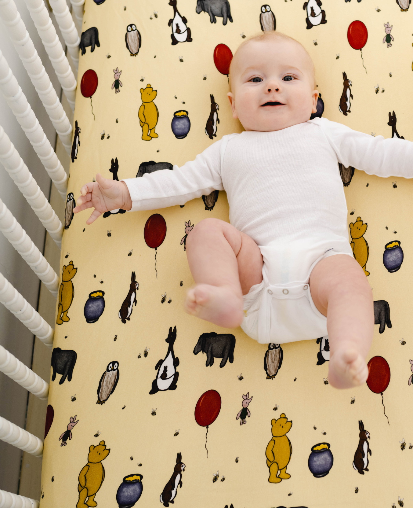 Silly Ole Bear Bamboo Crib Sheet Little Crowns Capes