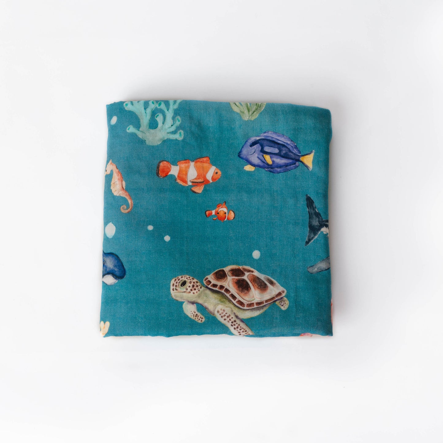 Fish are Friends Swaddle Blanket