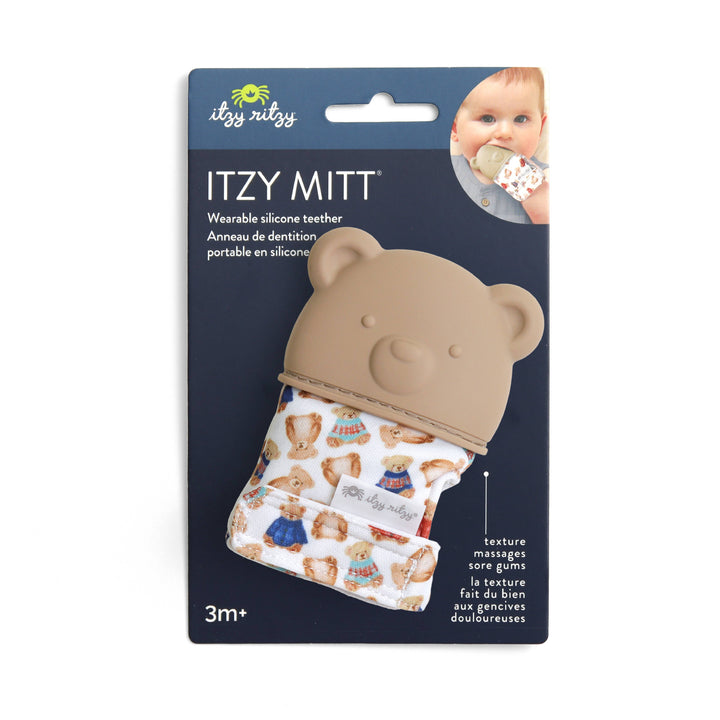 Teething Mitt Vintage bear Itzy Mitt®