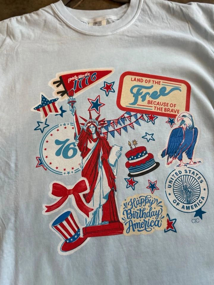 Celebrate USA Women's Graphic Tee