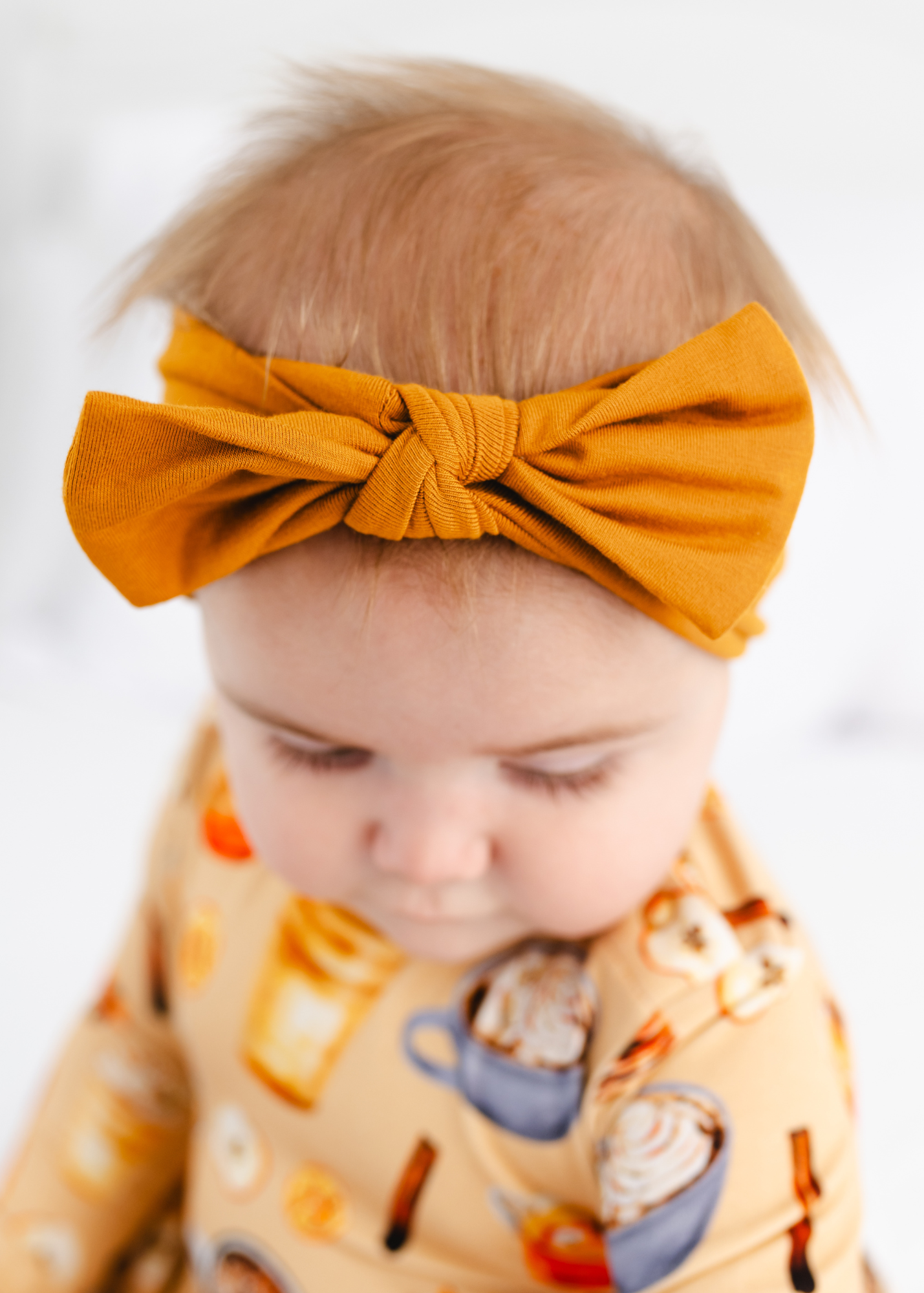 Cozy Cups Solid Color Hair Bow