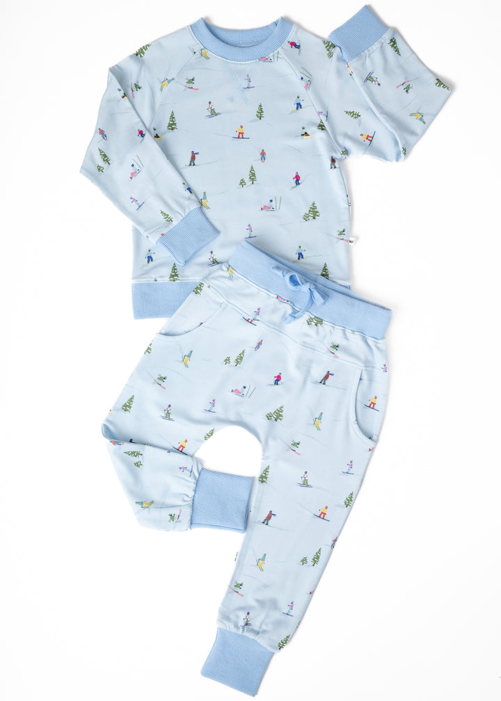 Skiing Kids Jogger Set