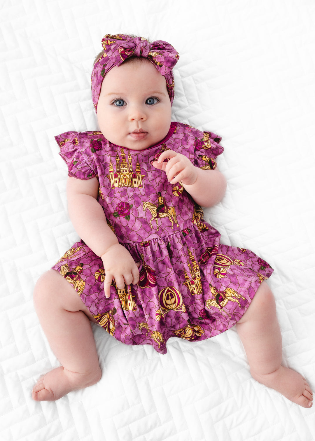 Royal Stained Glass Flutter Dress