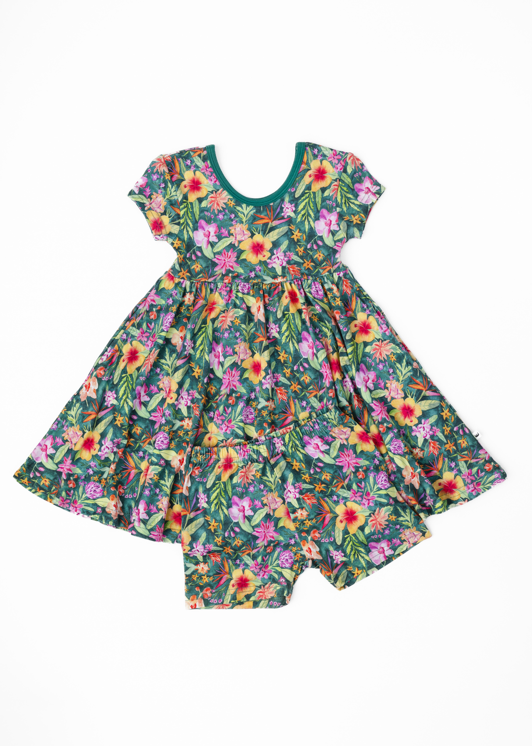 Ashley Floral Bamboo Twirl Dress