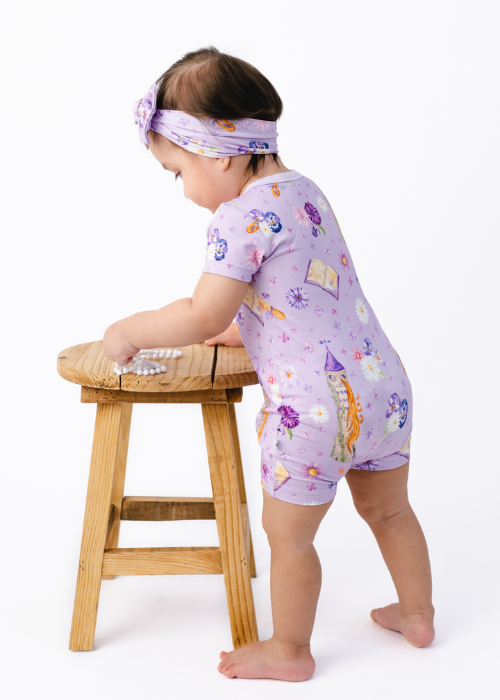 Rapunzel Shortie Romper