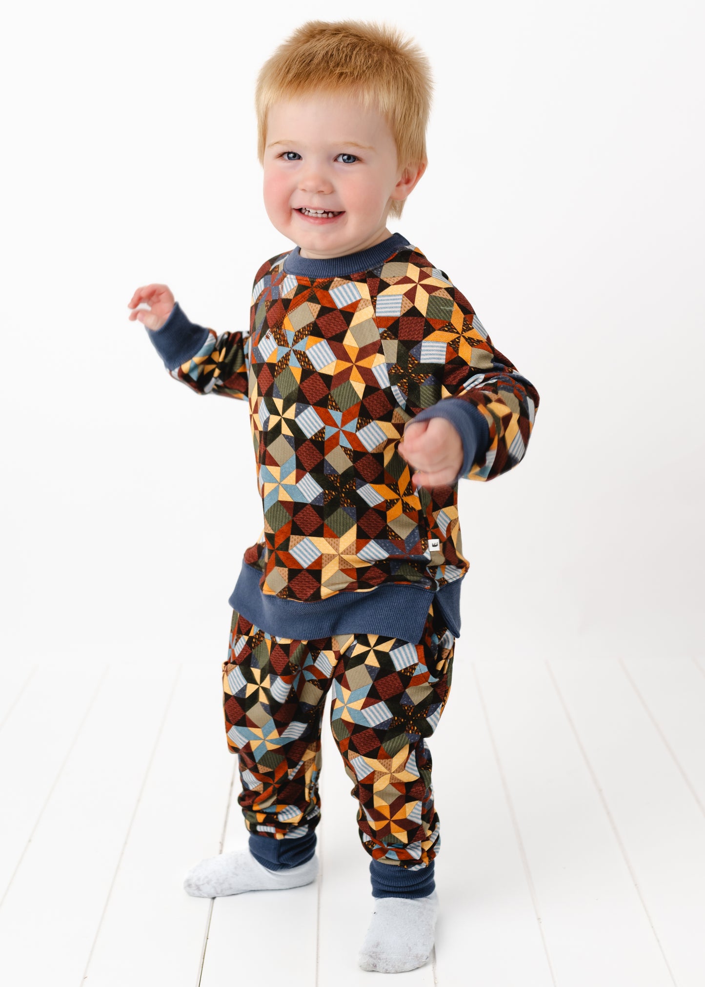 Autumn Patchwork Jogger Set