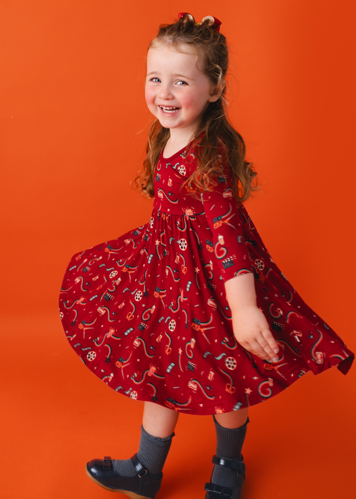 Movie Night Bamboo Twirl Dress