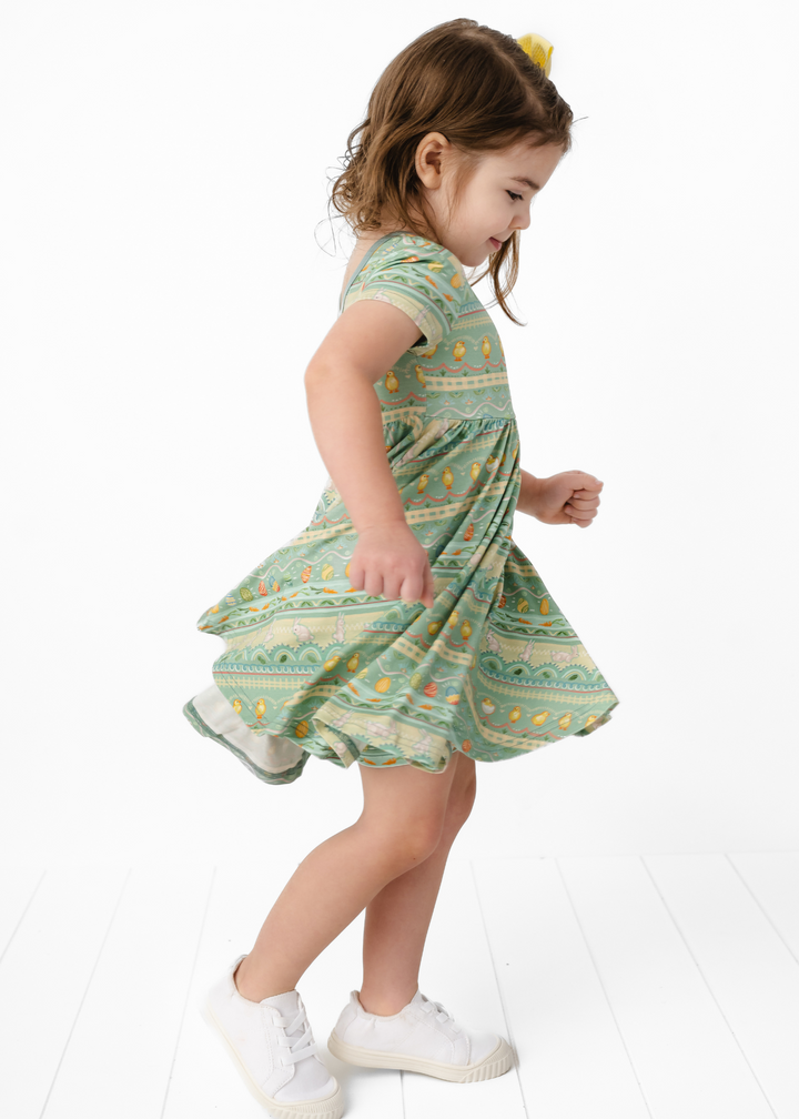 Classic Easter Bamboo Twirl Dress