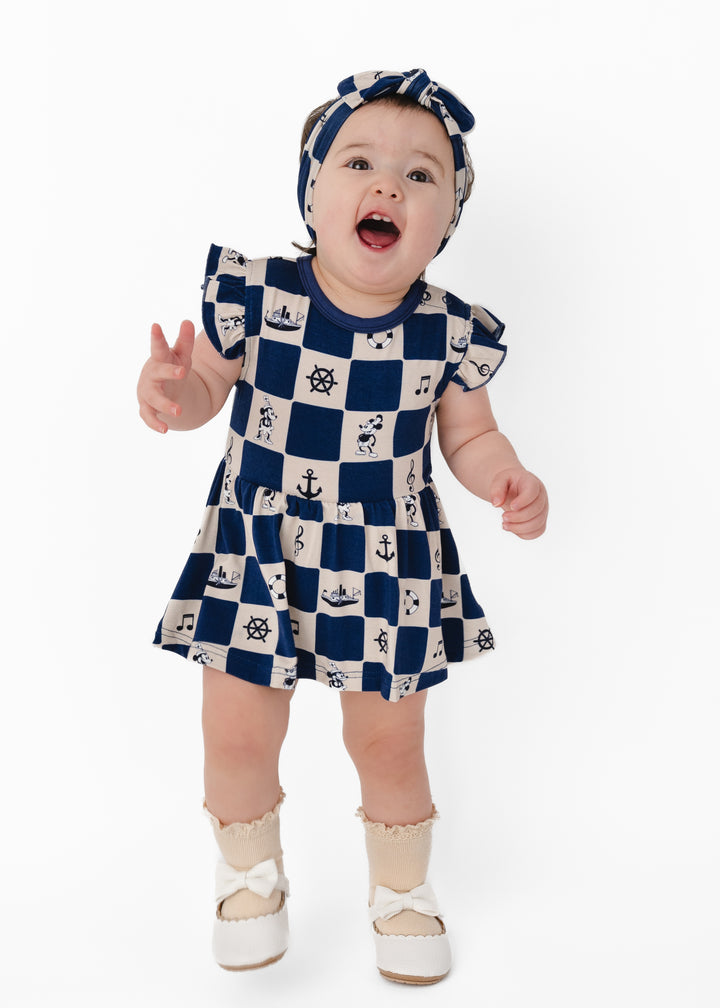 Steamboat Willie Flutter Dress