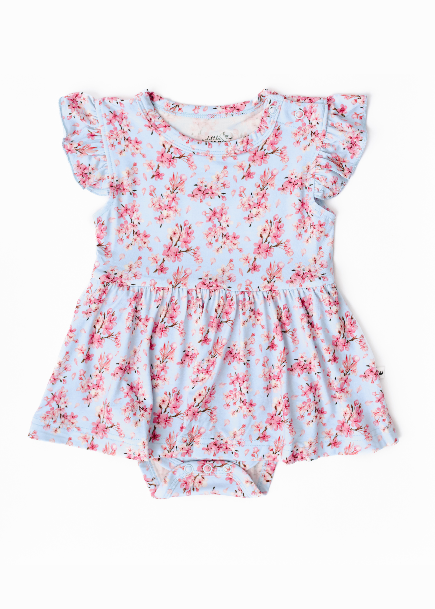 Cherry Blossom Baby Flutter Dress